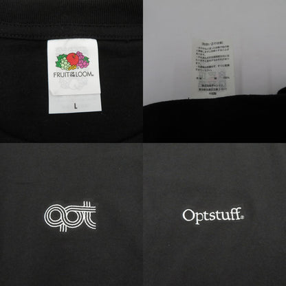 Optstuff ×FRUIT OF THE LOOM 2-PACK TEE ※２枚セット 半袖Ｔシャツ ホワイト・ブラック サイズ：L【瀬戸大橋店】