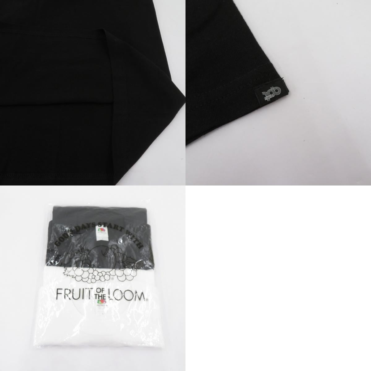 Optstuff ×FRUIT OF THE LOOM 2-PACK TEE ※２枚セット 半袖Ｔシャツ ホワイト・ブラック サイズ：L【瀬戸大橋店】