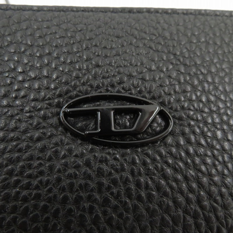 DIESEL | ディーゼル HISSU EVO トップジップフラグメントケース カードケース X10299 ブラック【瀬戸大橋店】