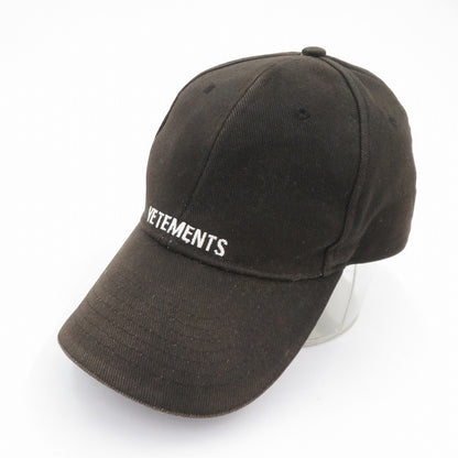 VETEMENTS | ヴェトモンベトモン キャップ ブラック サイズ：FreeSize【瀬戸大橋店】