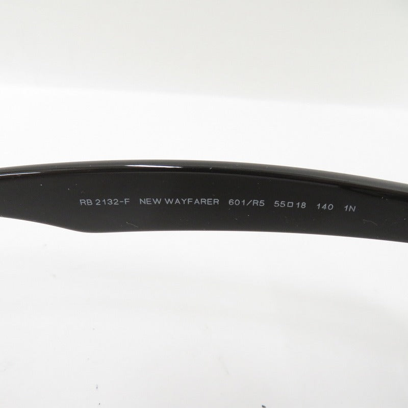 RAY BAN | レイバン NEW WAYFARER サングラス RB2132-F サイズ：55□18 140 ブラック【瀬戸大橋店】
