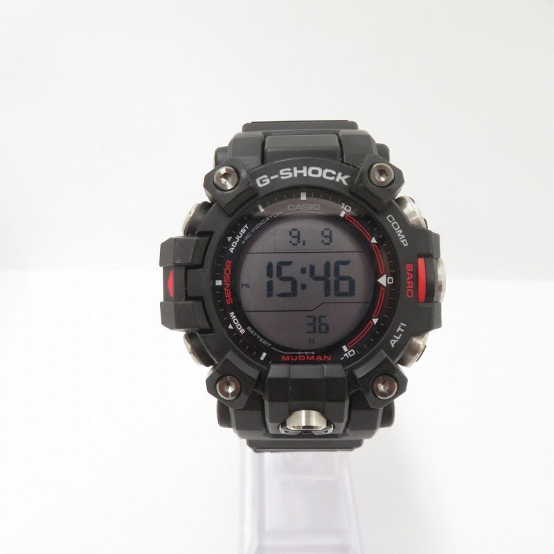 G-SHOCK | ジーショック MASTER OF G - LAND MUDMAN デジタル電波ソーラー 腕時計 GW-9500-1JF ブラック【瀬戸大橋店】