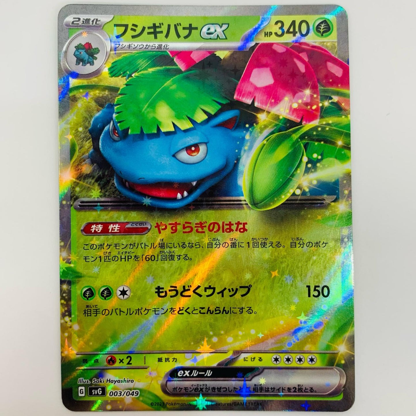 【中古】 ポケモンカードゲーム SVG-003 - フシギバナex SVG スペシャルデッキセットex フシギバナ・リザードン・カメックス【飾磨店】【代金引換不可・日時指定不可】【ポスト投函】