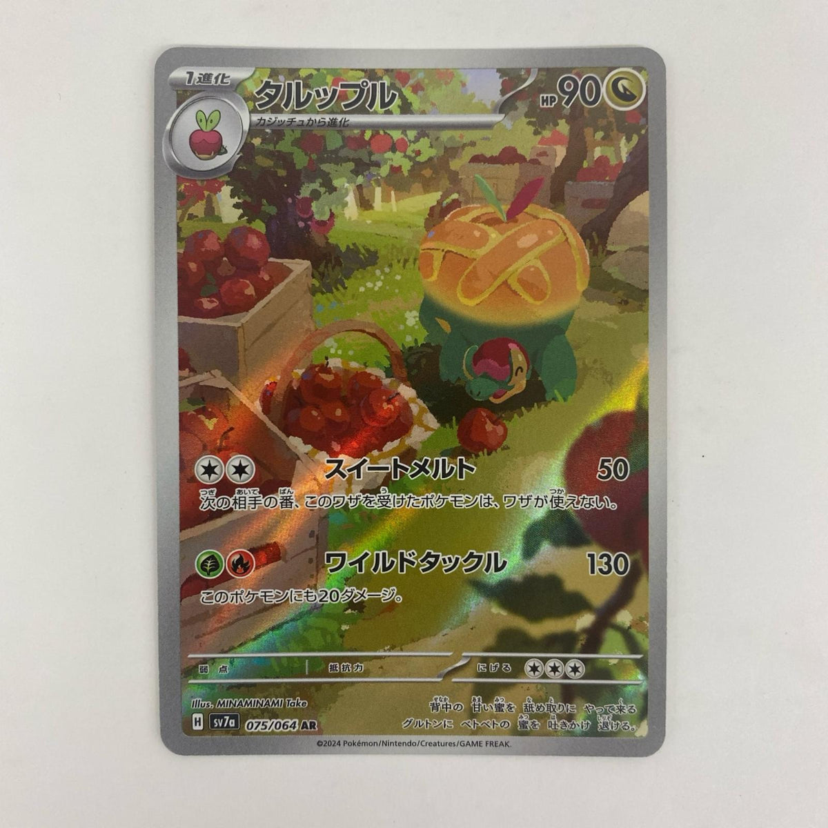 ポケモンカードゲーム SV7a-075 AR タルップル SV7a 強化拡張パック「楽園ドラゴーナ」【飾磨店】