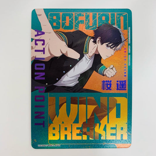 [Used] ACTION POINT Parallel (Sakura Haruka) N UA38BT/WBK-1-AP01 UNION ARENA Trading Card ACTION POINT WIND BREAKER UA38BT/WBK-1-AP01 [Shikama Store] 