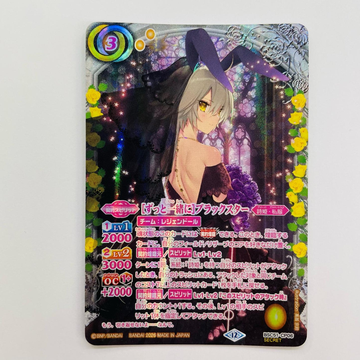 ［ずっと一緒に］ブラックスター（型番下にSECRETの文字） CP BSC51-CP06