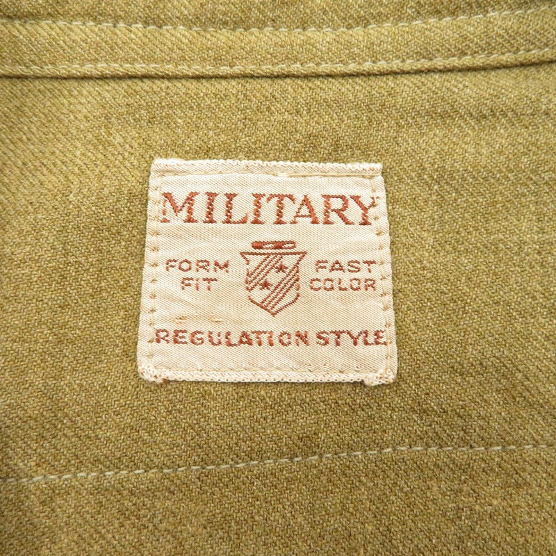 MILITARY衣料 | ミリタリーイリョウ USAF オフィサーシャツ 長袖シャツ コヨーテ【瀬戸大橋店】