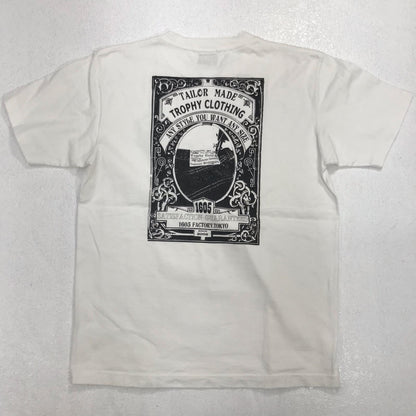 [Used] TROPHY CLOTHING | Trophy Clothing Trophy and Refined EVERY DAY Short Sleeve T-Shirt 10488 White Size: M [Kakogawa Logistics] 