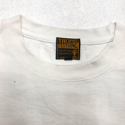 [Used] TROPHY CLOTHING | Trophy Clothing Trophy and Refined EVERY DAY Short Sleeve T-Shirt 10488 White Size: M [Kakogawa Logistics] 