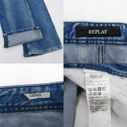 REPLAY | リプレイ GROVER デニムパンツ MA972.000.23C.940 ブルー サイズ：28【瀬戸大橋店】