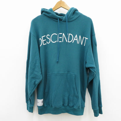 DESCENDANT | ディセンダント PADDLE HOODED SWEATSHIRTS パーカー 212ATDS-CSM07 グリーン サイズ：2【瀬戸大橋店】