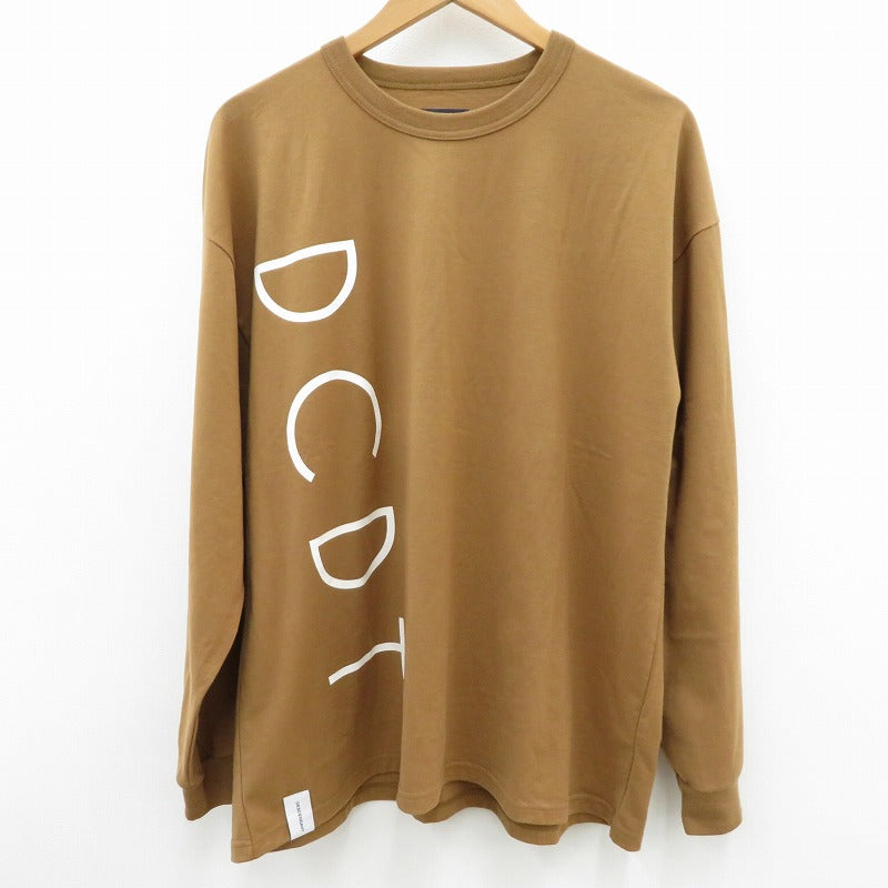 DESCENDANT | ディセンダント PADDLE DESIGN LS 長袖Ｔシャツ 212ATDS-CSM01S ブラウン サイズ：2【瀬戸大橋店】