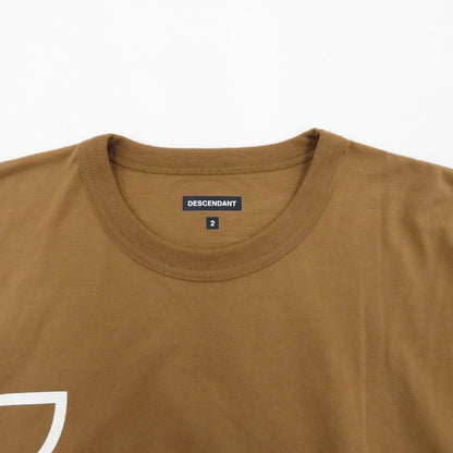 DESCENDANT | ディセンダント PADDLE DESIGN LS 長袖Ｔシャツ 212ATDS-CSM01S ブラウン サイズ：2【瀬戸大橋店】
