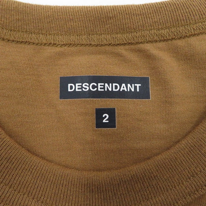 DESCENDANT | ディセンダント PADDLE DESIGN LS 長袖Ｔシャツ 212ATDS-CSM01S ブラウン サイズ：2【瀬戸大橋店】