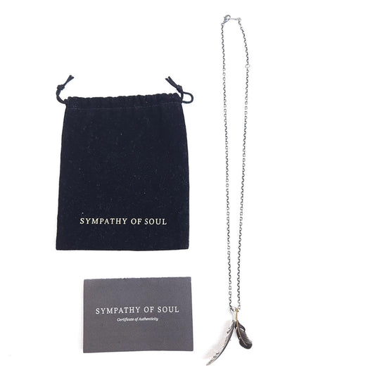 【中古】Sympathy of Soul | シンパシーオブソウル OldFeatherNecklace ネックレス N1204 シルバー【加古川物流】