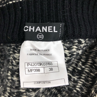 【中古】CHANEL | シャネル ココマークプレート付 ミニ スカート スカート P42013K03193 グレー サイズ：38【加古川物流】