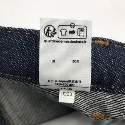[Used] APC | A.P.C. PETIT NEW STANDARD Denim Pants 25082-1-60306 Blue [Kakogawa Logistics] 