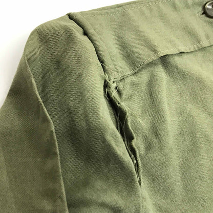 [Used] Long-sleeved shirt, Spanish military field shirt, olive green, ML, long sleeve, -5, green [Kakogawa Logistics] 