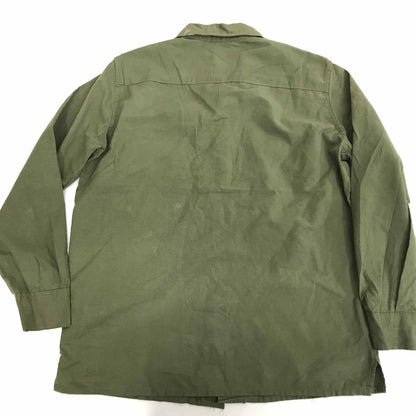 [Used] Long-sleeved shirt, Spanish military field shirt, olive green, ML, long sleeve, -5, green [Kakogawa Logistics] 
