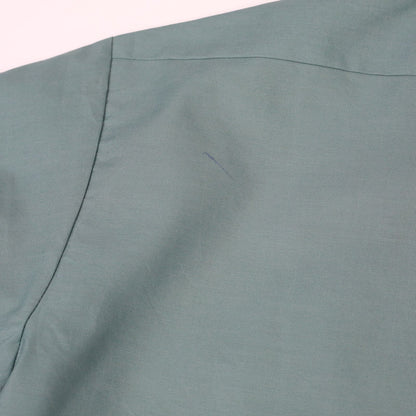 [Used] Short-sleeved shirt Perfect Short-sleeved work shirt Patch Bear Green L Green Size: L [Kakogawa Logistics] 