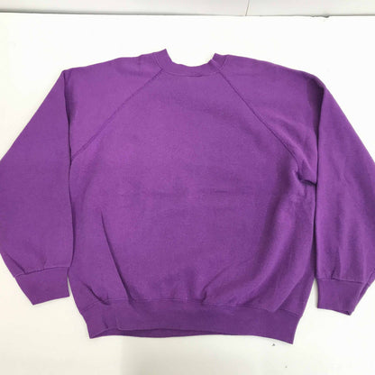 [Used] Sweatshirt Tartex 80s-90s Butterfly Print Raglan Sweatshirt Purple XL Long Sleeve -13 Purple [Kakogawa Logistics] 