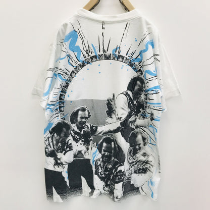 [Used] Short-sleeved T-shirt Neil Diamond 90s Short-sleeved T-shirt All-over pattern IN THE ROUND TOUR 1993 Rock T-shirt Band T-shirt White XL White [Kakogawa Logistics] 