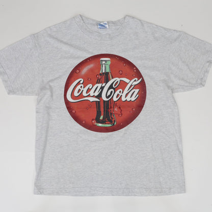 【中古】Hanes | ヘインズ 半袖Ｔシャツ ヘインズ 00年代 半袖 Tシャツ Coca-Cola コカ・コーラ HEAVYWEIGHT グレー L グレー サイズ：L【加古川物流】