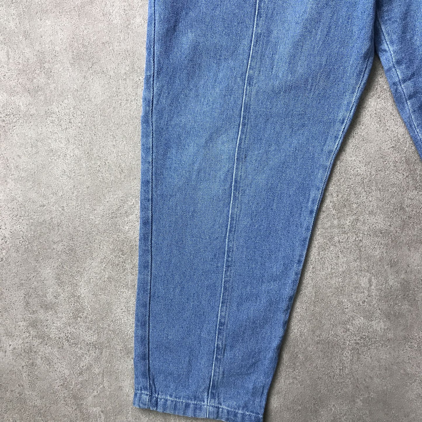【中古】 パンツ 80～90年代 ANTHOLOGY DENIM ウエストひも付き！デニムイージーリラックステーパードパンツ ブルー【加古川物流】
