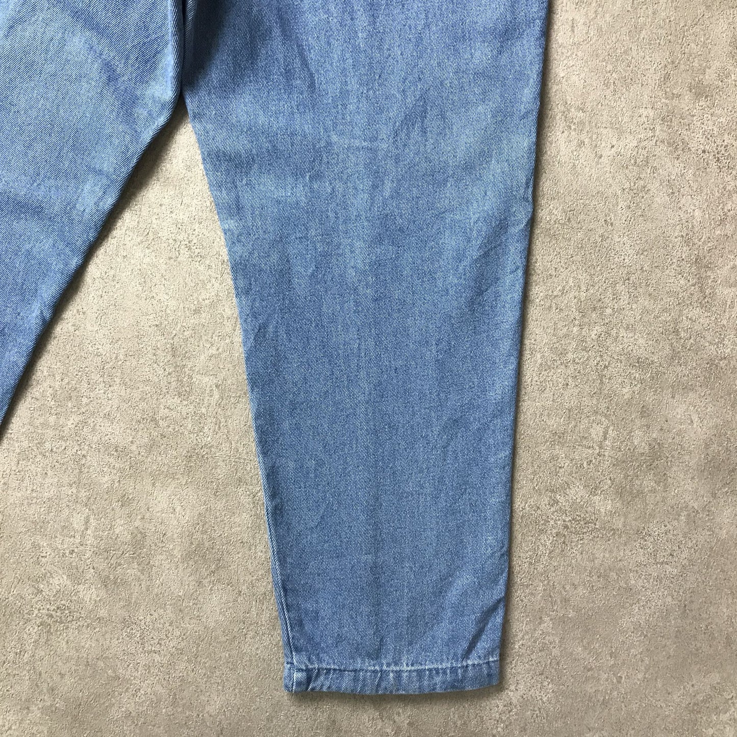 【中古】 パンツ 80～90年代 ANTHOLOGY DENIM ウエストひも付き！デニムイージーリラックステーパードパンツ ブルー【加古川物流】