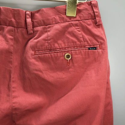[Used] Shorts POLO by Ralph Lauren STRETCH CLASSIC FIT W30 Shorts Bordeaux/Burgundy [Kakogawa Logistics] 