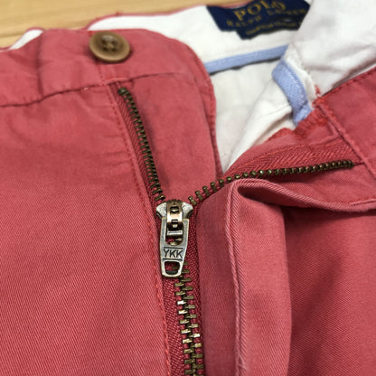 [Used] Shorts POLO by Ralph Lauren STRETCH CLASSIC FIT W30 Shorts Bordeaux/Burgundy [Kakogawa Logistics] 