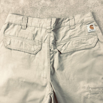 [Used] Carhartt | Carhartt Shorts W33 Carhartt RELAXED FIT Ripstop Shorts Shorts Half Pants Beige Shorts Shorts Beige Size: 33 [Kakogawa Logistics] 