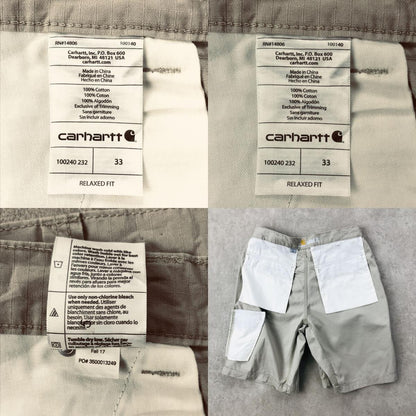 [Used] Carhartt | Carhartt Shorts W33 Carhartt RELAXED FIT Ripstop Shorts Shorts Half Pants Beige Shorts Shorts Beige Size: 33 [Kakogawa Logistics] 