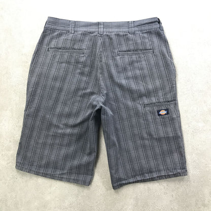 [Used] Shorts Dickies Checked Shorts Shorts Work Pants Checked Pattern Shorts Work Shorts Others [Kakogawa Logistics] 