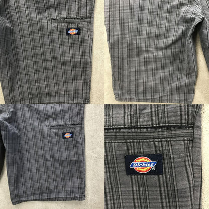 [Used] Shorts Dickies Checked Shorts Shorts Work Pants Checked Pattern Shorts Work Shorts Others [Kakogawa Logistics] 