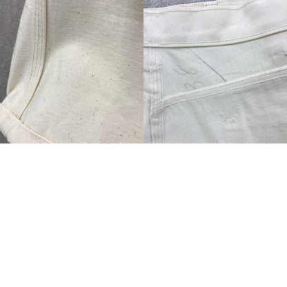 [Used] Dickies | Dickies shorts from the 70s Dickies Dickies dead stock? Half painter pants Shorts Work pants Off-white Natural cotton twill Half pants Work shorts White [Kakogawa Logistics] 