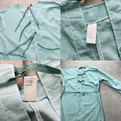 [Used] Military jacket 60s-70s Czech military operation coat Unused, dead stock! Pastel light blue-green 182 - 96 Green [Kakogawa Logistics] 