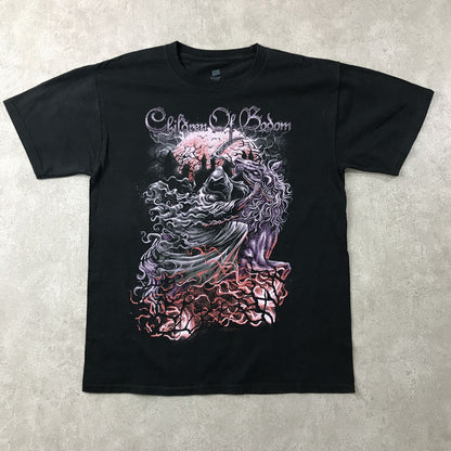 [Used] Short-sleeved T-shirt L AVENGED SEVENFOLD Band T HEAVY METAL Black Black Size: L [Kakogawa Logistics] 