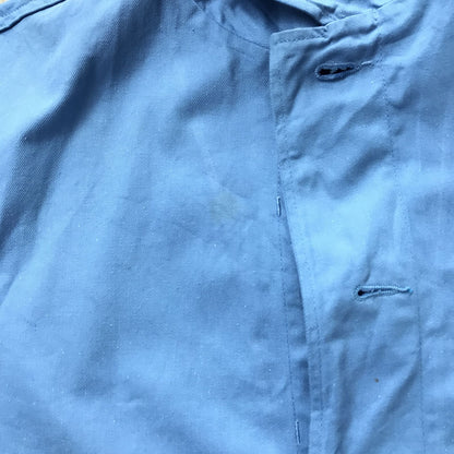 [Used] Other outerwear German Army Hospital Jacket VINTAGE Germany Hospital Coverall Jacket 102 Change Button Blue [Kakogawa Logistics] 