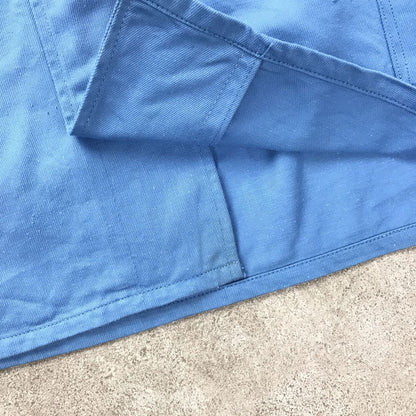 [Used] Other outerwear German Army Hospital Jacket VINTAGE Germany Hospital Coverall Jacket 102 Change Button Blue [Kakogawa Logistics] 