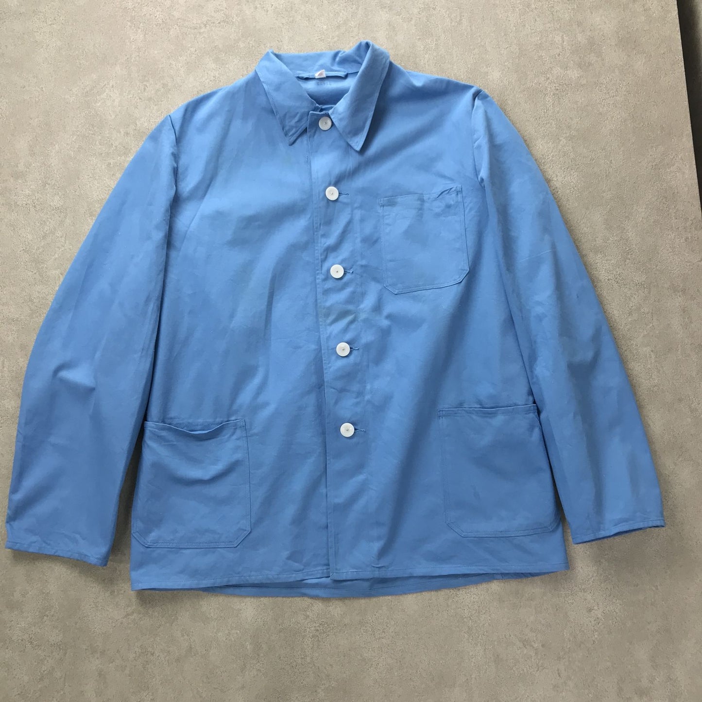【中古】 その他アウター ドイツ軍 ホスピタル ジャケット VINTAGE Germany Hospital カバーオールJacket 102 チェンジボタン ブルー【加古川物流】