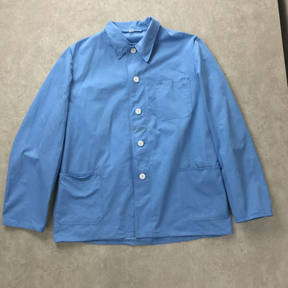 [Used] Other outerwear German Army Hospital Jacket VINTAGE Germany Hospital Coverall Jacket 102 Change Button Blue [Kakogawa Logistics] 