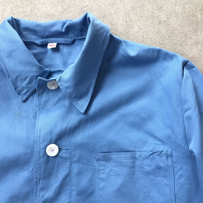 [Used] Other outerwear German Army Hospital Jacket VINTAGE Germany Hospital Coverall Jacket 102 Change Button Blue [Kakogawa Logistics] 