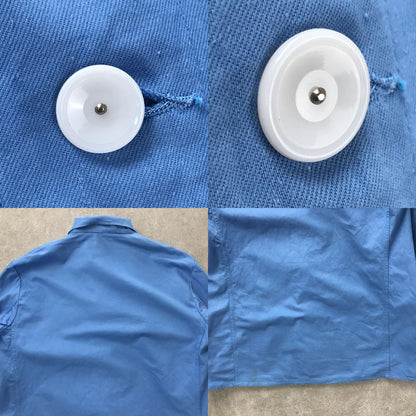 [Used] Other outerwear German Army Hospital Jacket VINTAGE Germany Hospital Coverall Jacket 102 Change Button Blue [Kakogawa Logistics] 