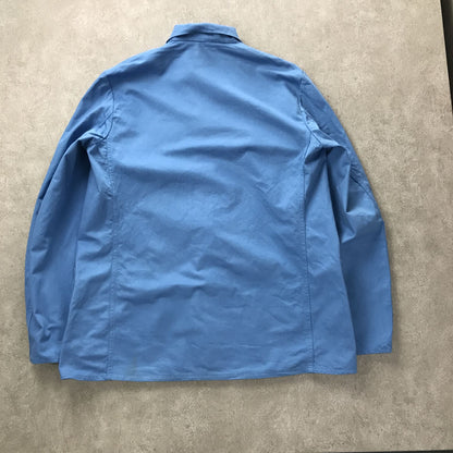 [Used] Other outerwear German Army Hospital Jacket VINTAGE Germany Hospital Coverall Jacket 102 Change Button Blue [Kakogawa Logistics] 