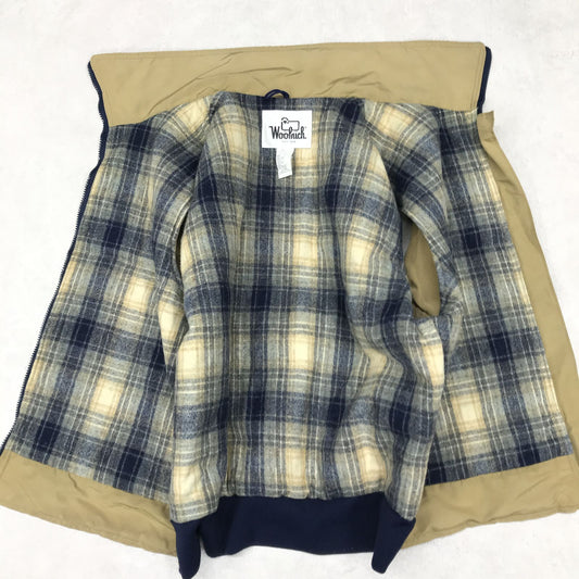 WOOLRICH | ウールリッチ ブルゾン 70年代～80年代 USA製 ウールリッチ WOOLRICH ベスト ロクヨンクロス 60/49 ベージュ 裏ウールライナー付き ベージュ サイズ：L