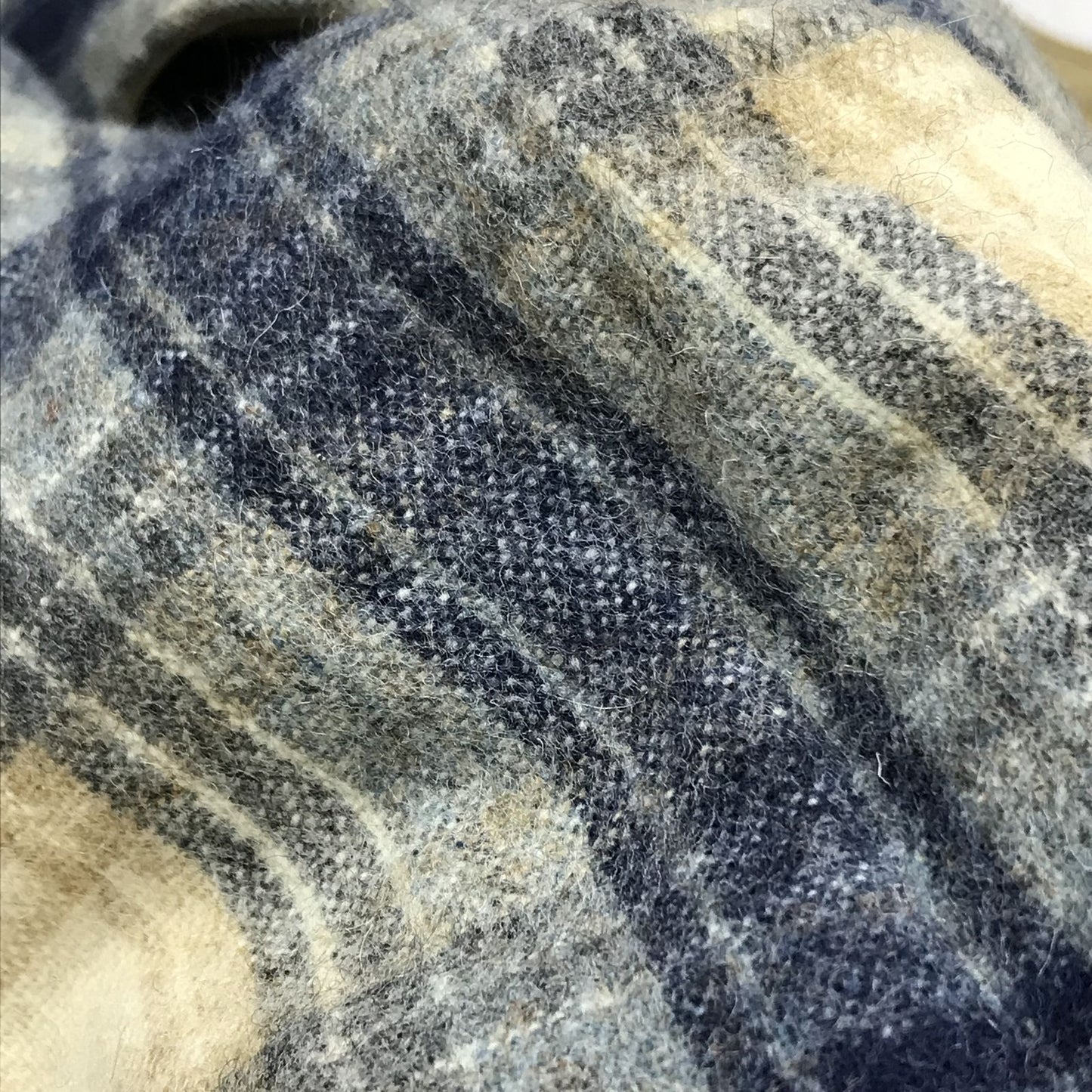 WOOLRICH | ウールリッチ ブルゾン 70年代～80年代 USA製 ウールリッチ WOOLRICH ベスト ロクヨンクロス 60/49 ベージュ 裏ウールライナー付き ベージュ サイズ：L