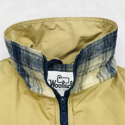 WOOLRICH | ウールリッチ ブルゾン 70年代～80年代 USA製 ウールリッチ WOOLRICH ベスト ロクヨンクロス 60/49 ベージュ 裏ウールライナー付き ベージュ サイズ：L