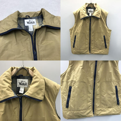 WOOLRICH | ウールリッチ ブルゾン 70年代～80年代 USA製 ウールリッチ WOOLRICH ベスト ロクヨンクロス 60/49 ベージュ 裏ウールライナー付き ベージュ サイズ：L