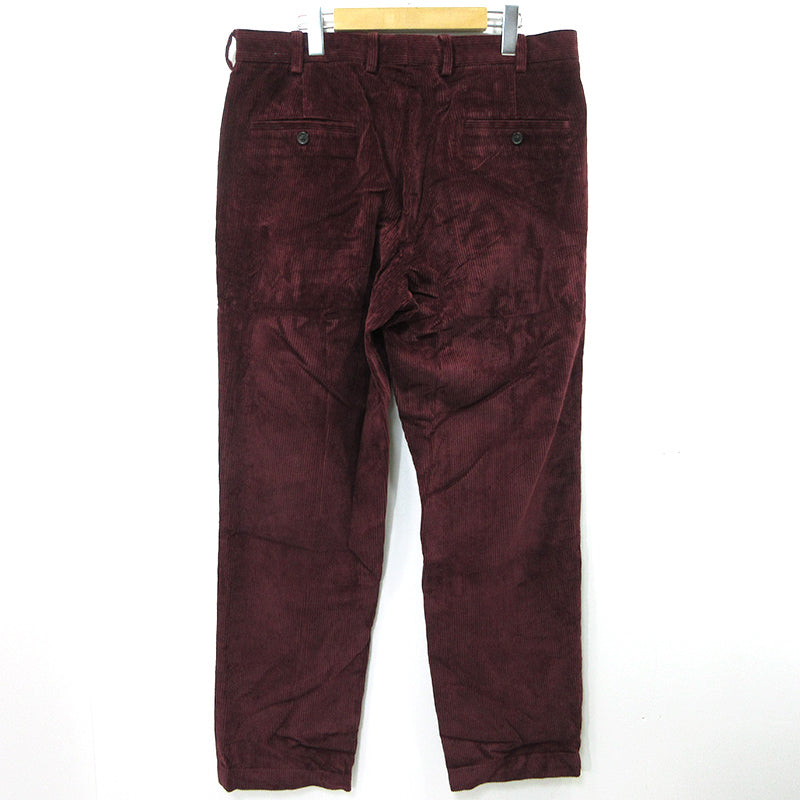 Brooks Brothers | ブルックスブラザーズ パンツ Brooks Brothers CLARK ブルックスブラザーズ 太畝 コーデュロイパンツ ワイン メンズ W36 L32 ボルドー【三重本店】